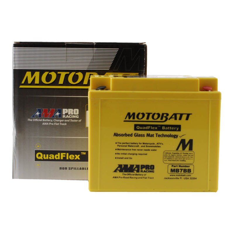 Load image into Gallery viewer, Motobatt Battery Quadflex AGM - MB7BB