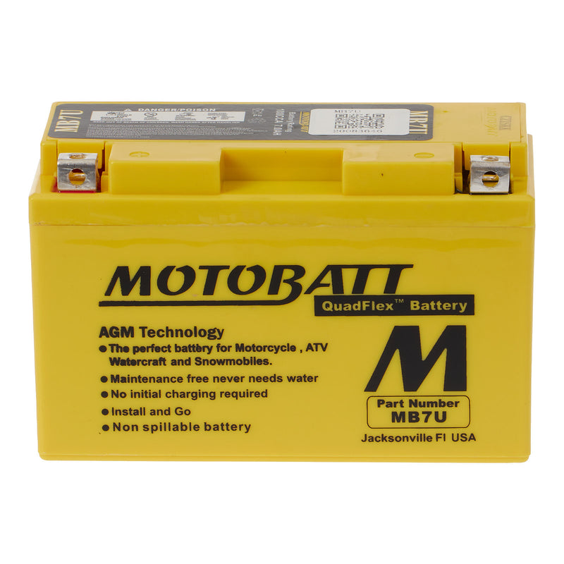 Load image into Gallery viewer, Motobatt Battery Quadflex AGM - MB7U