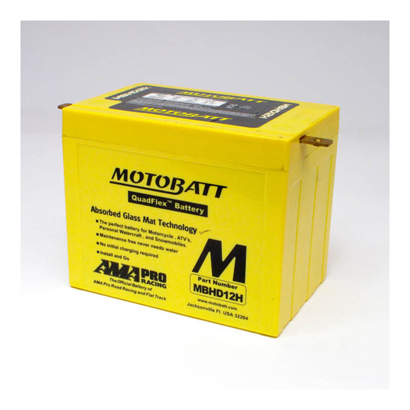 Load image into Gallery viewer, Motobatt Battery Quadflex AGM - MBHD12H