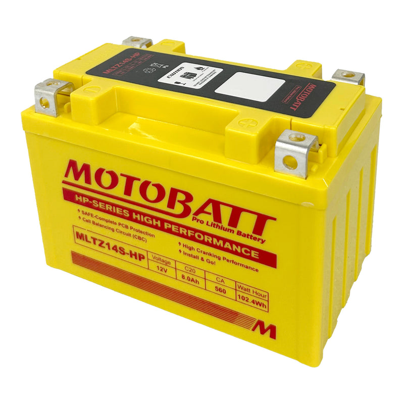 Load image into Gallery viewer, Motobatt Pro Lithium Battery MLTZ14S-HP *4