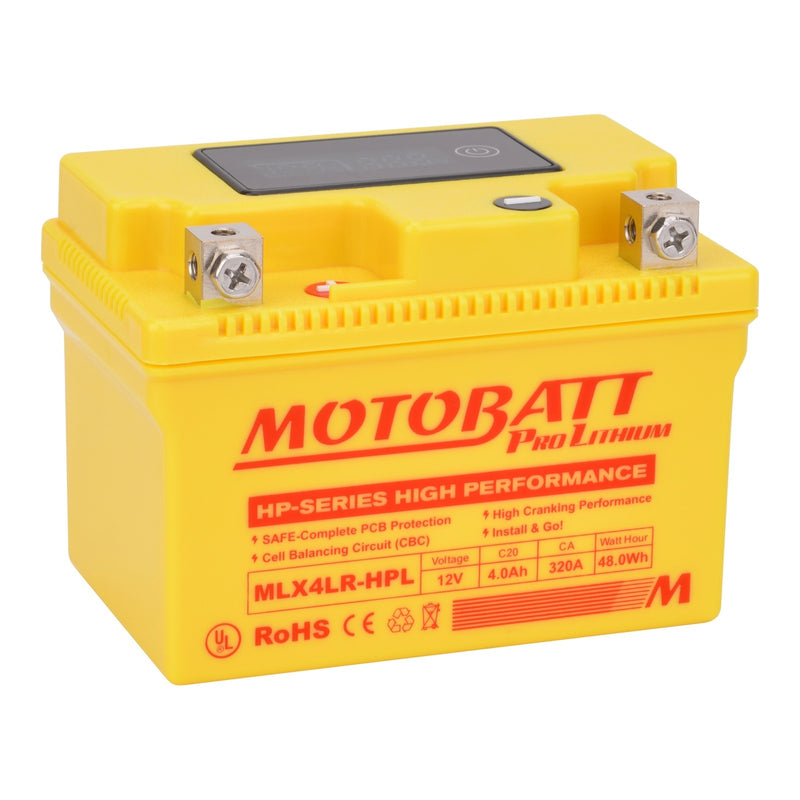 Load image into Gallery viewer, Motobatt Pro Lithium Battery MLX4LR-HPL *10 for Yam