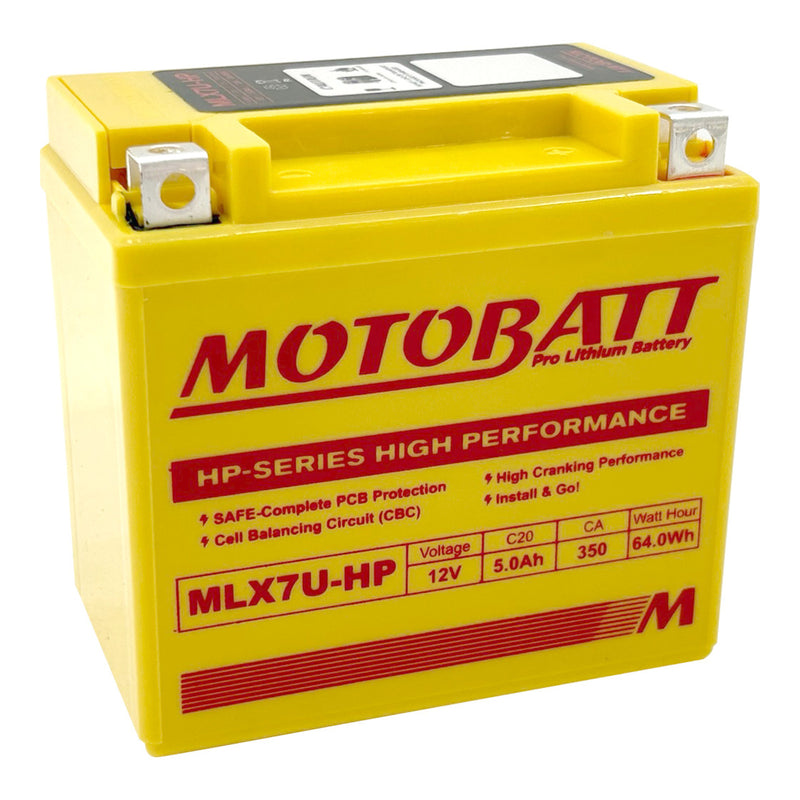 Load image into Gallery viewer, Motobatt Pro Lithium Battery MLX7U-HP *8