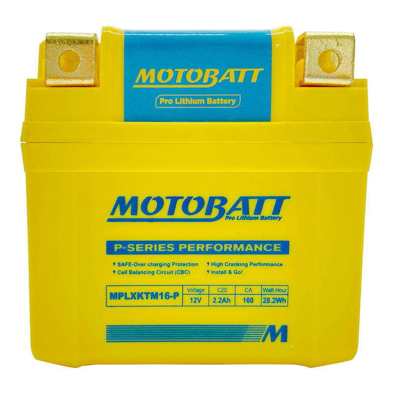 Load image into Gallery viewer, Motobatt Battery Pro Lithium - MPLXKTM16-P