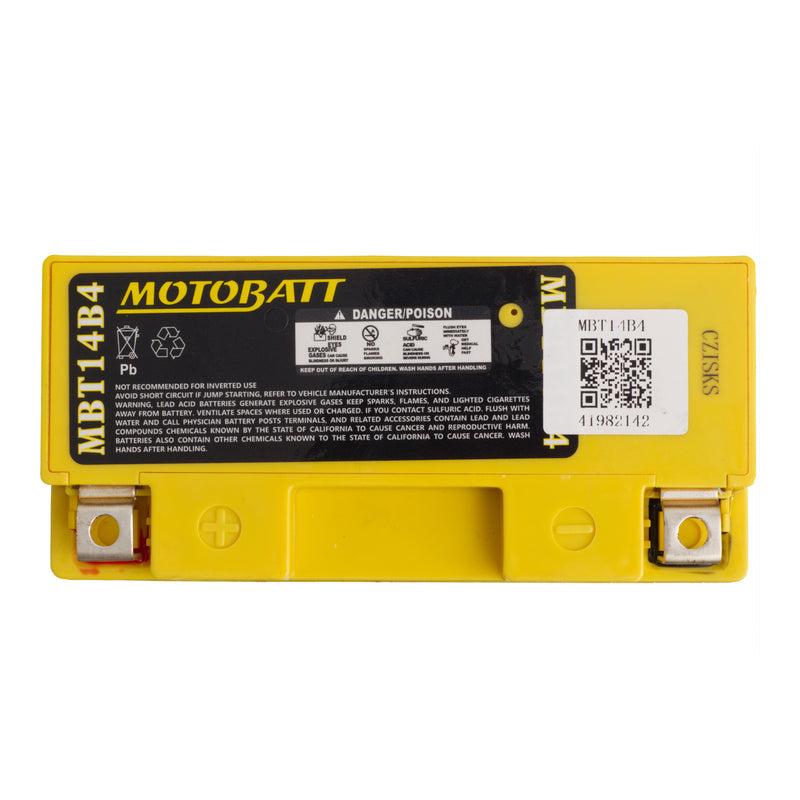 Load image into Gallery viewer, Motobatt Battery Quadflex AGM - MBT14B-4