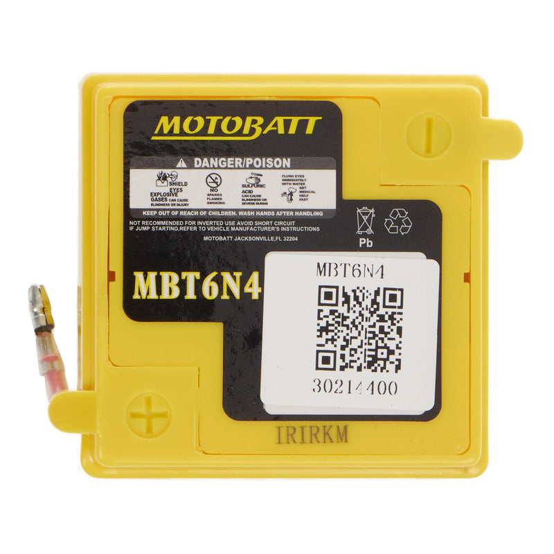 Load image into Gallery viewer, Motobatt Battery Quadflex AGM - MBT6N4