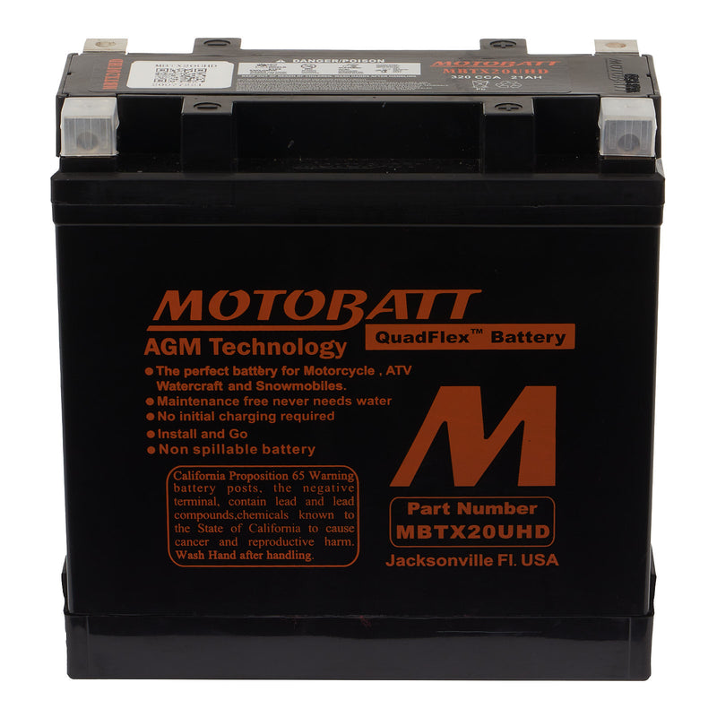 Load image into Gallery viewer, Motobatt Battery Quadflex AGM - MBTX20UHD