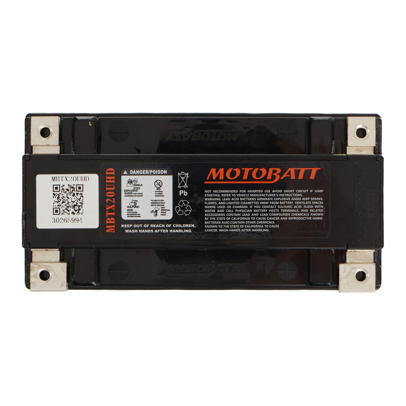 Load image into Gallery viewer, Motobatt Battery Quadflex AGM - MBTX20UHD