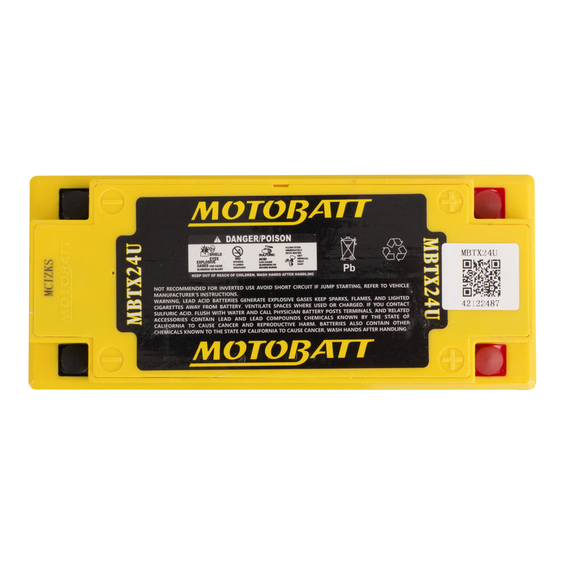 Load image into Gallery viewer, Motobatt Battery Quadflex AGM - MBTX24U