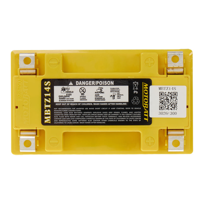 Load image into Gallery viewer, Motobatt Battery Quadflex AGM - MBTZ14S
