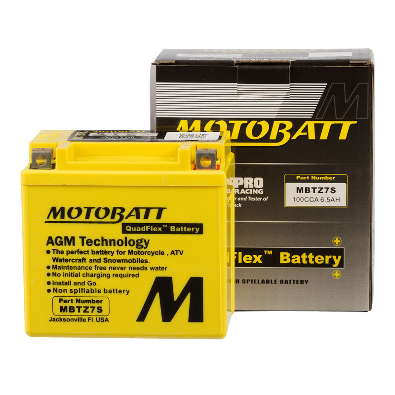 Load image into Gallery viewer, Motobatt Battery Quadflex AGM - MBTZ7S
