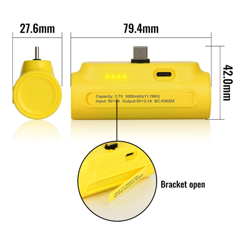 Load image into Gallery viewer, Motobatt Lithium Mini Portable Power Bank 3000mAh