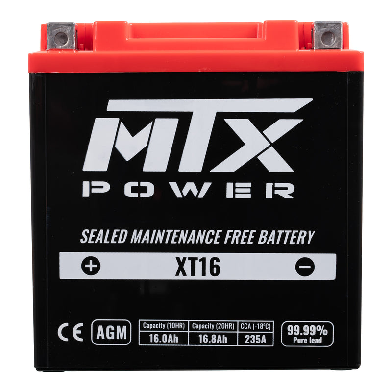 Load image into Gallery viewer, MTX POWER XT16 12V AGM BATTERY *4
