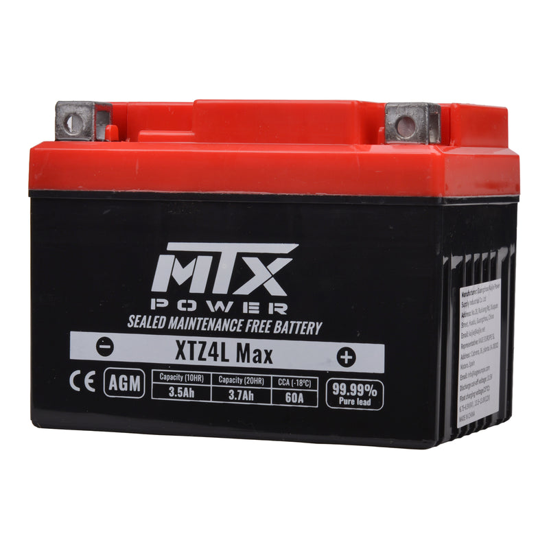 Load image into Gallery viewer, MTX Power Battery AGM - XTZ4L Max