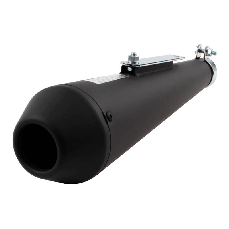 Load image into Gallery viewer, WHITES MUFFLER SHORTY MEGAPHONE REVERSE CONE BLK
