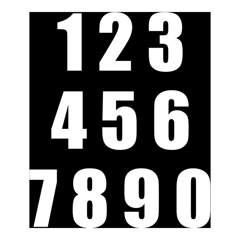 Load image into Gallery viewer, Whites Race Number - White #1 (10 Pack)