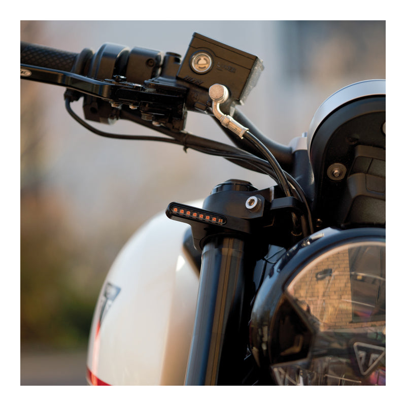 Load image into Gallery viewer, Oxford Darkturner - Sequential Fork Mounted Indicators