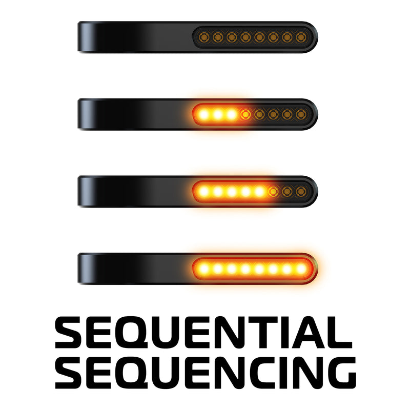 Load image into Gallery viewer, Oxford Darkturner - Sequential Fork Mounted Indicators