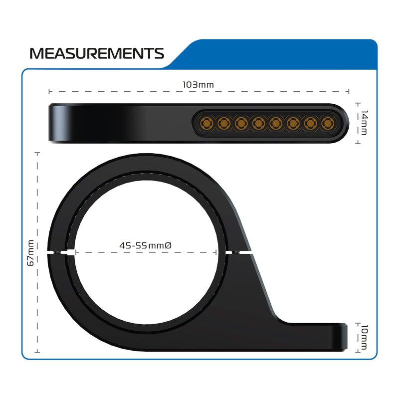 Load image into Gallery viewer, Oxford Darkturner - Sequential Fork Mounted Indicators