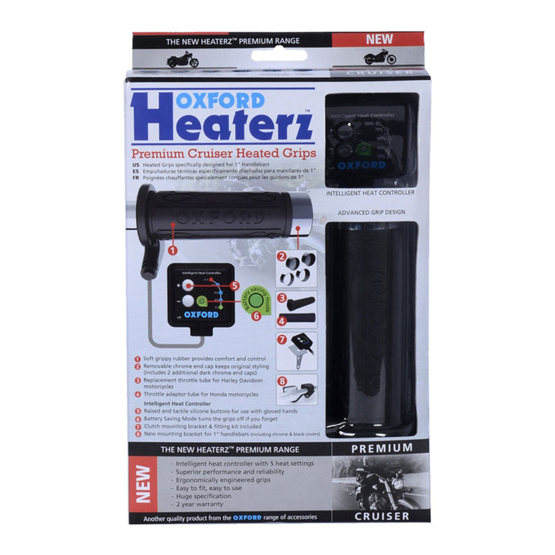 Load image into Gallery viewer, Oxford HotGrips® Premium Cruiser (1 Inch Bar) with V8 Switch