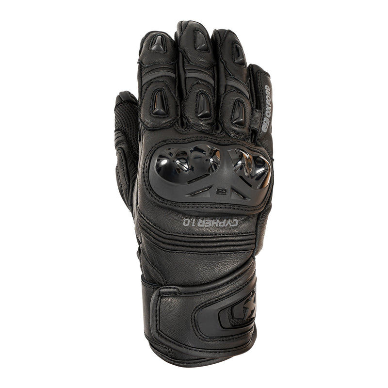 Load image into Gallery viewer, Oxford Cypher 1.0 Short Leather Men's Glove - Stealth Black