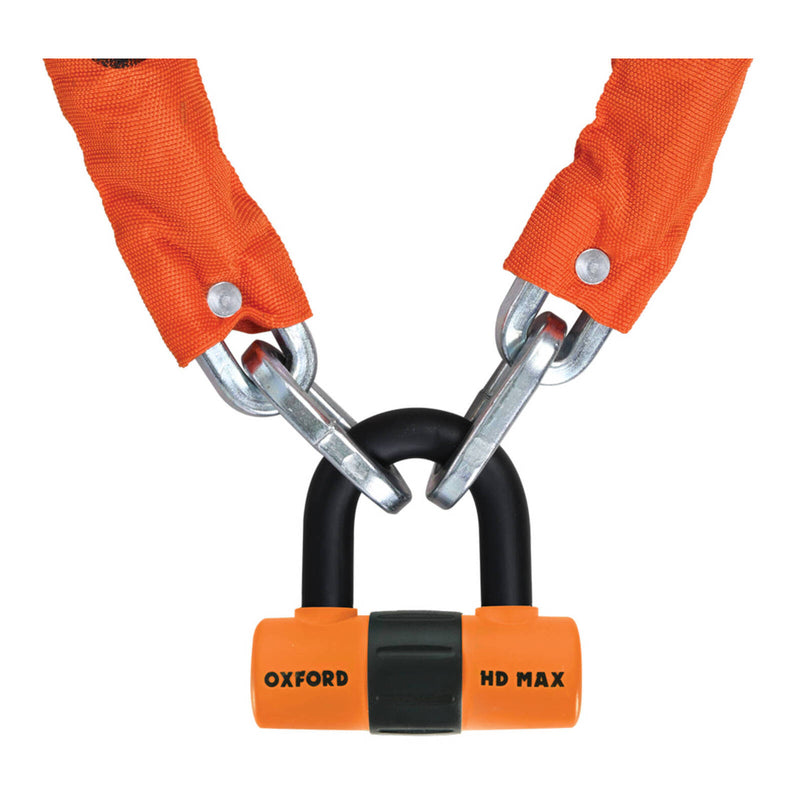 Load image into Gallery viewer, Oxford Heavy Duty Chain Lock 1.5 m - Orange