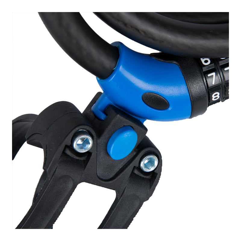 Load image into Gallery viewer, Oxford Combi 12 Combination Cable Lock - Smoke 12mm X 1800mm