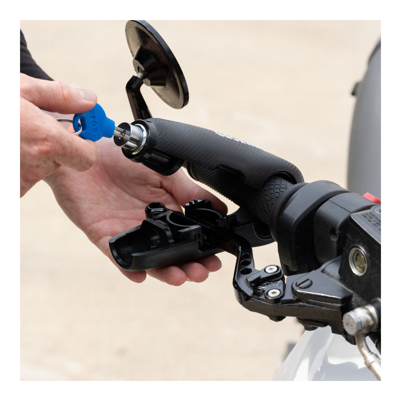 Load image into Gallery viewer, Oxford Security Lever Lock Alarm - Black