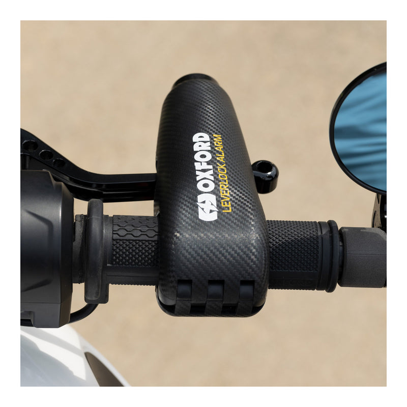 Load image into Gallery viewer, Oxford Security Lever Lock Alarm - Black