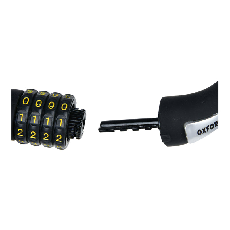 Load image into Gallery viewer, Oxford Combi 8 Resettable Combi Lock 8mm X 1800mm