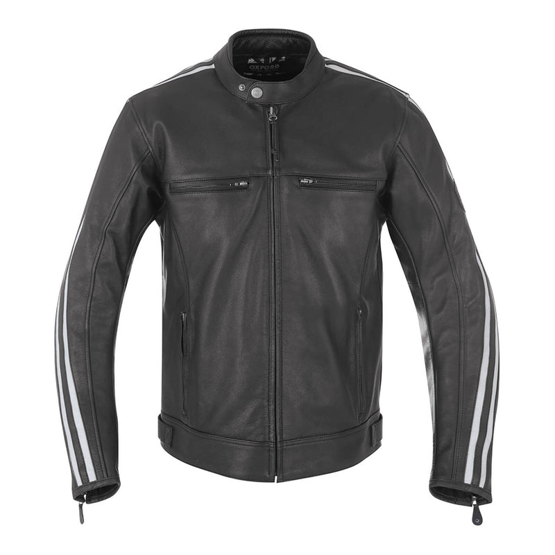 Load image into Gallery viewer, Oxford Bladon Leather Jacket - Black