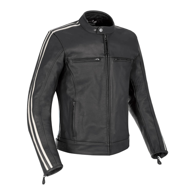 Load image into Gallery viewer, Oxford Bladon Leather Jacket - Black