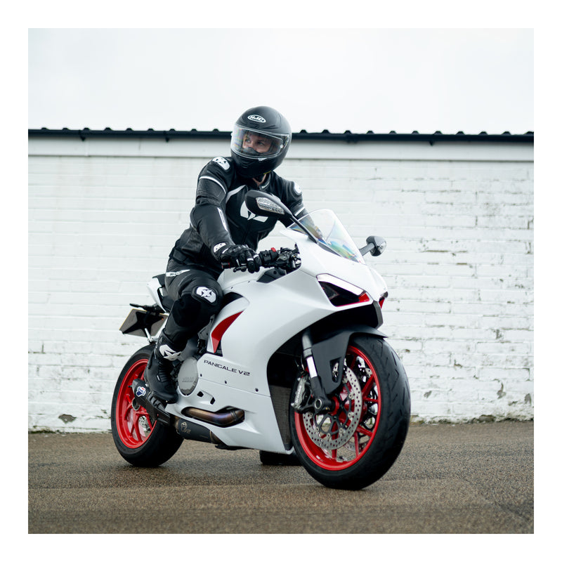 Load image into Gallery viewer, Oxford Nexus 1.0 Leather Men's Jacket - Black / Red