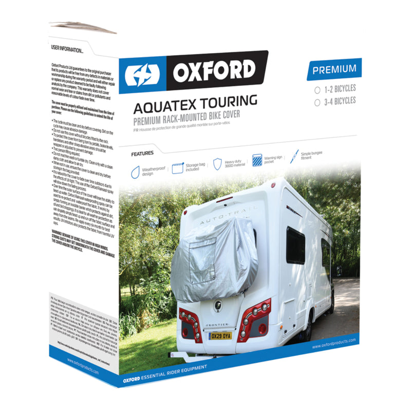 Load image into Gallery viewer, Oxford Aquatex Touring Premium Bike Cover for 1-2 Bikes
