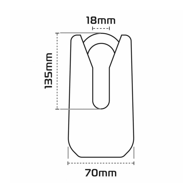Load image into Gallery viewer, Oxford Disc Lock Monster - Yellow