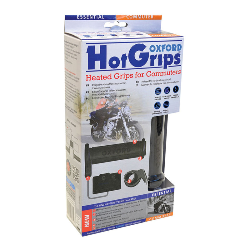 Load image into Gallery viewer, Oxford Hot Grips Commuter with Hi/Low Switch