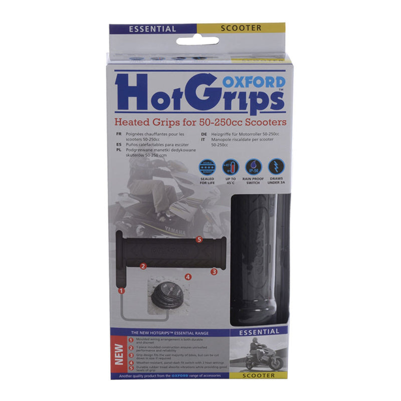 Load image into Gallery viewer, Oxford Hot Grips Scooter with Hi/Low Panel Switch