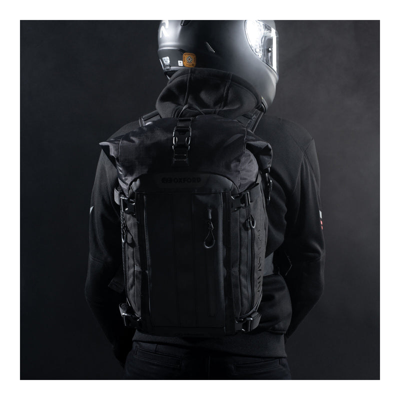 Load image into Gallery viewer, Oxford Atlas B-20 Advanced Backpack - Charcoal / Black