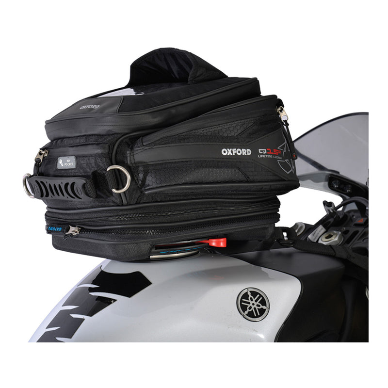 Load image into Gallery viewer, Oxford Tank Bag Quick-Release Q15R - Black