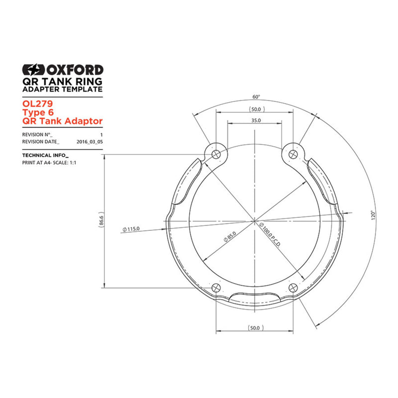 Load image into Gallery viewer, Oxford Quick Release Bike Adaptor - Type 6 (BMW)