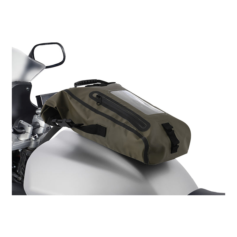 Load image into Gallery viewer, Oxford Tank Bag Aqua M8 - Black / Khaki