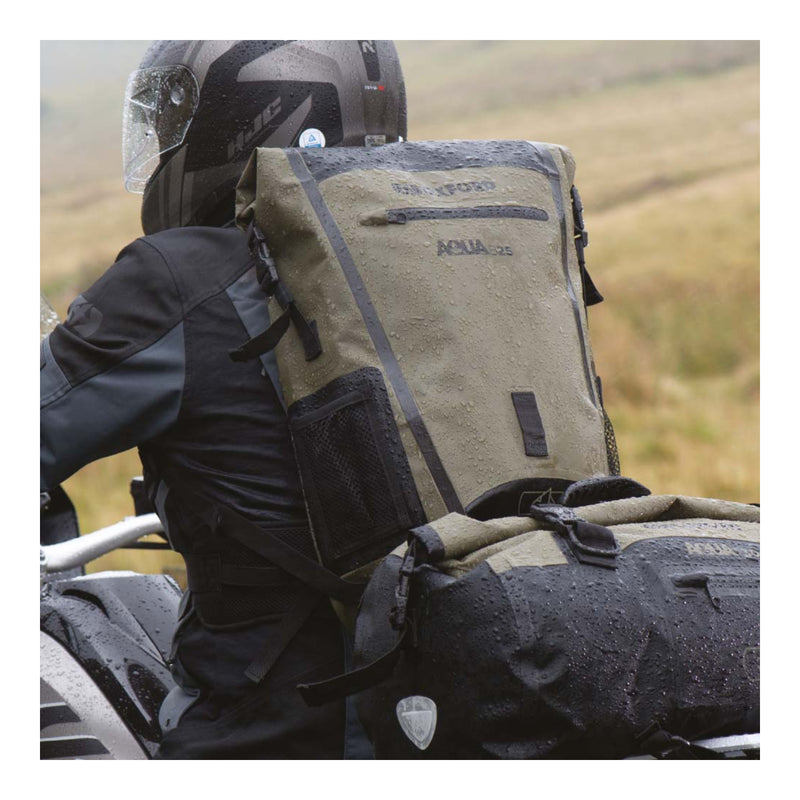 Load image into Gallery viewer, Oxford Backpack Aqua B25 - Black / Fluro Yellow