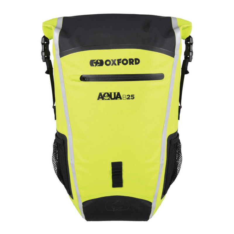 Load image into Gallery viewer, Oxford Backpack Aqua B25 - Black / Fluro Yellow