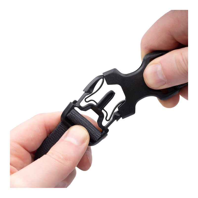 Load image into Gallery viewer, Oxford Atlas B-clip 26mm X 1.2m Black (Pair)