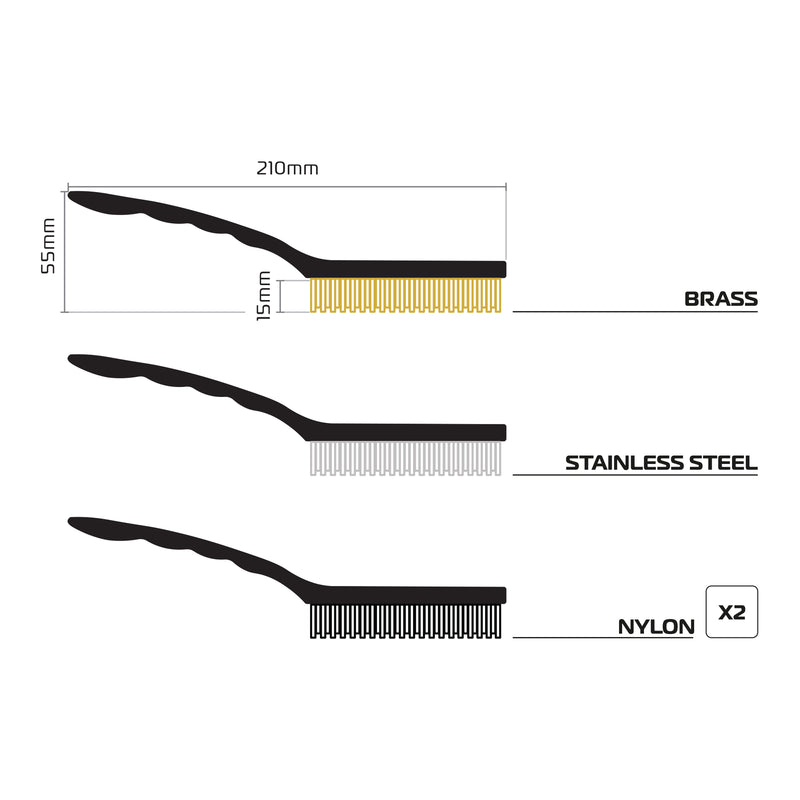 Load image into Gallery viewer, Oxford Wire Brush Set