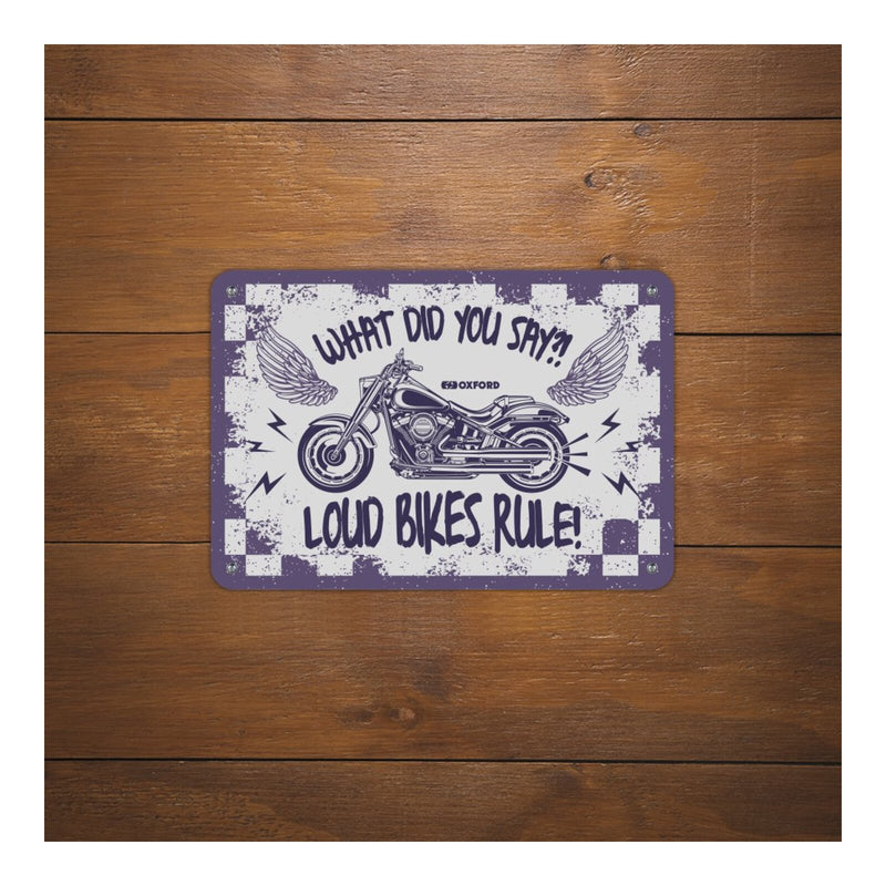 Load image into Gallery viewer, Oxford Garage Metal Sign: What Did You Say