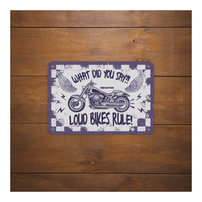 Load image into Gallery viewer, Oxford Garage Metal Sign: What Did You Say