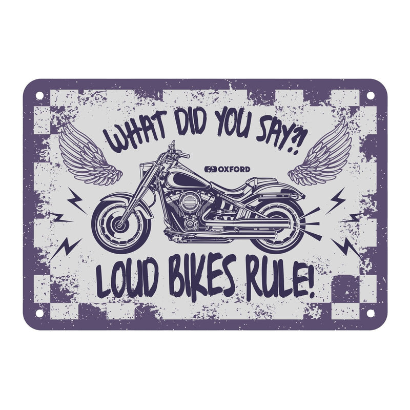 Load image into Gallery viewer, Oxford Garage Metal Sign: What Did You Say