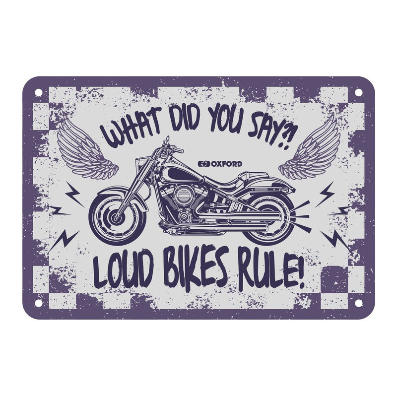 Load image into Gallery viewer, Oxford Garage Metal Sign: What Did You Say