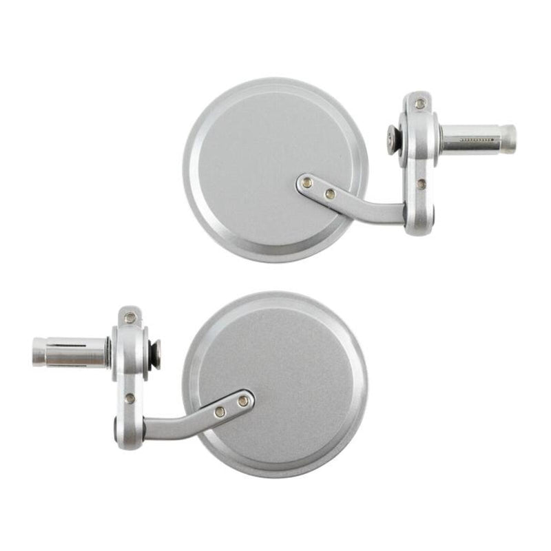 Load image into Gallery viewer, Oxford Bar End Mirrors - Silver (Pair)
