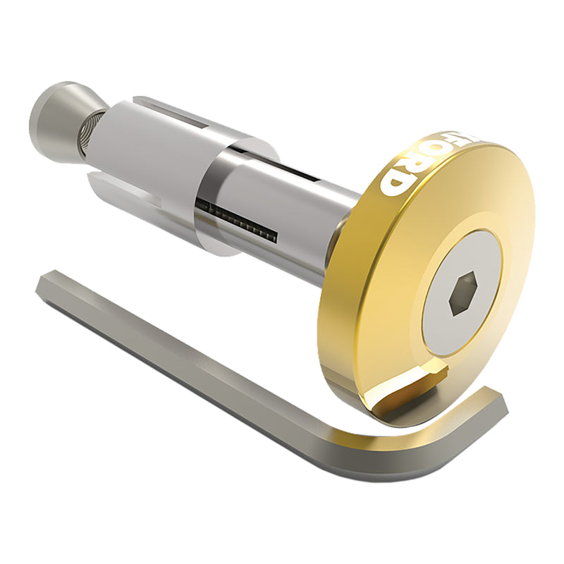Load image into Gallery viewer, Oxford Handlebar Bar Ends 2 - Gold Anodised